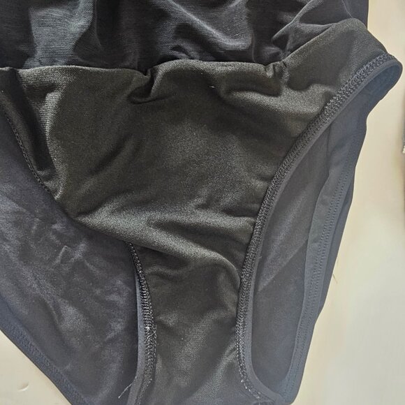 Lauren Ralph Lauren Bel Air One-Piece Swimsuit BLK/WHT SZ 6 W/TUMMY CONTROL - Picture 8 of 8